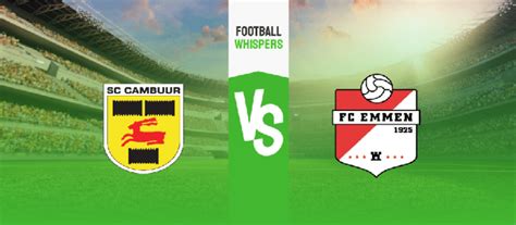 sc cambuur vs fc emmen prediction